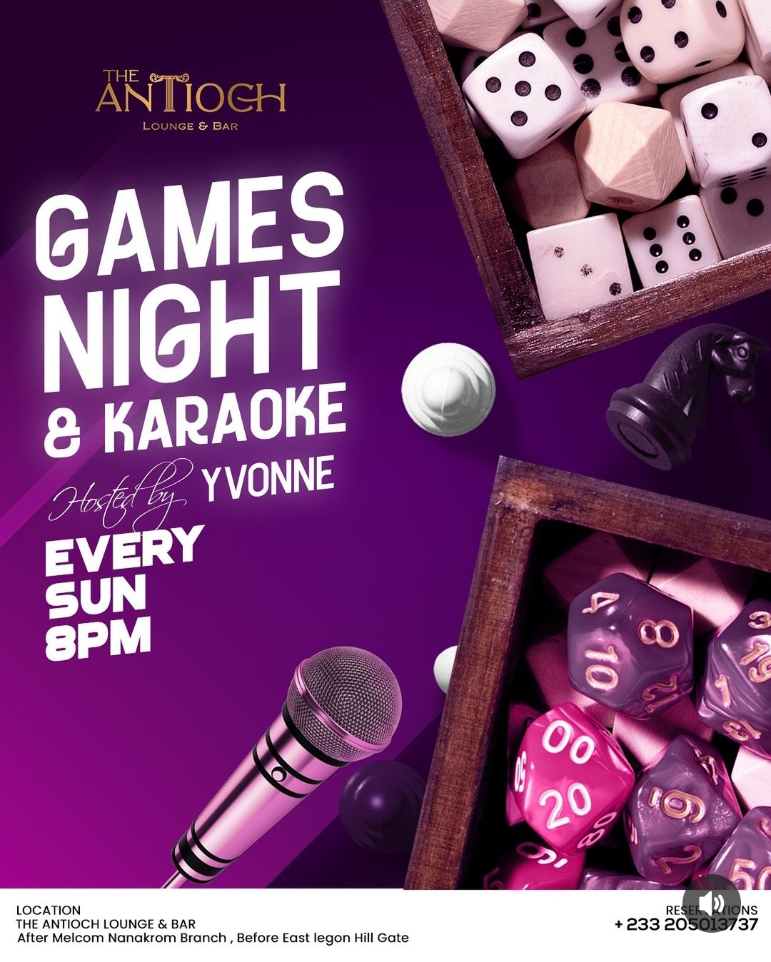 Games Night and Karaoke 