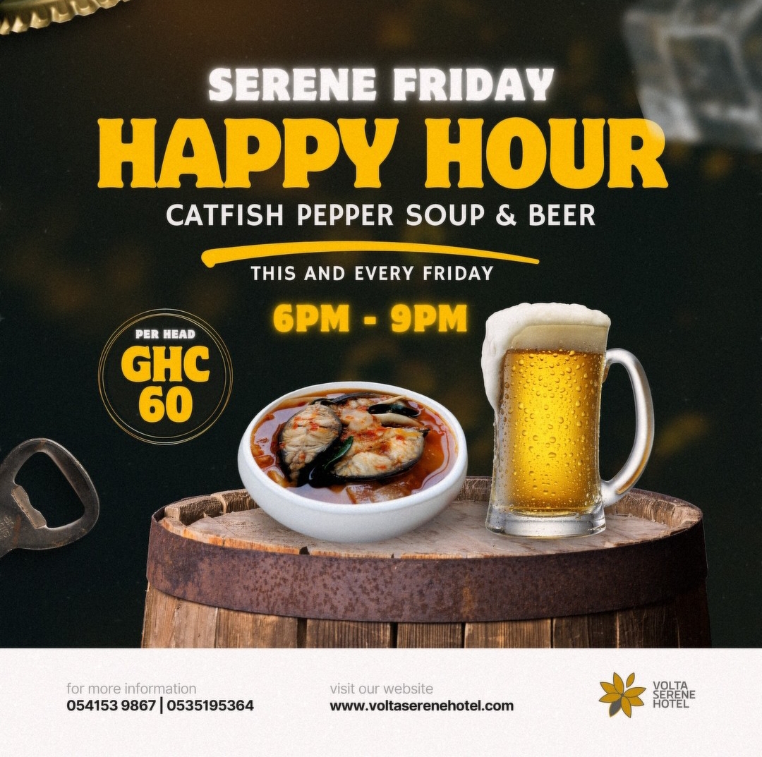 Serene Friday: Happy Hour - on UpNext Ghana