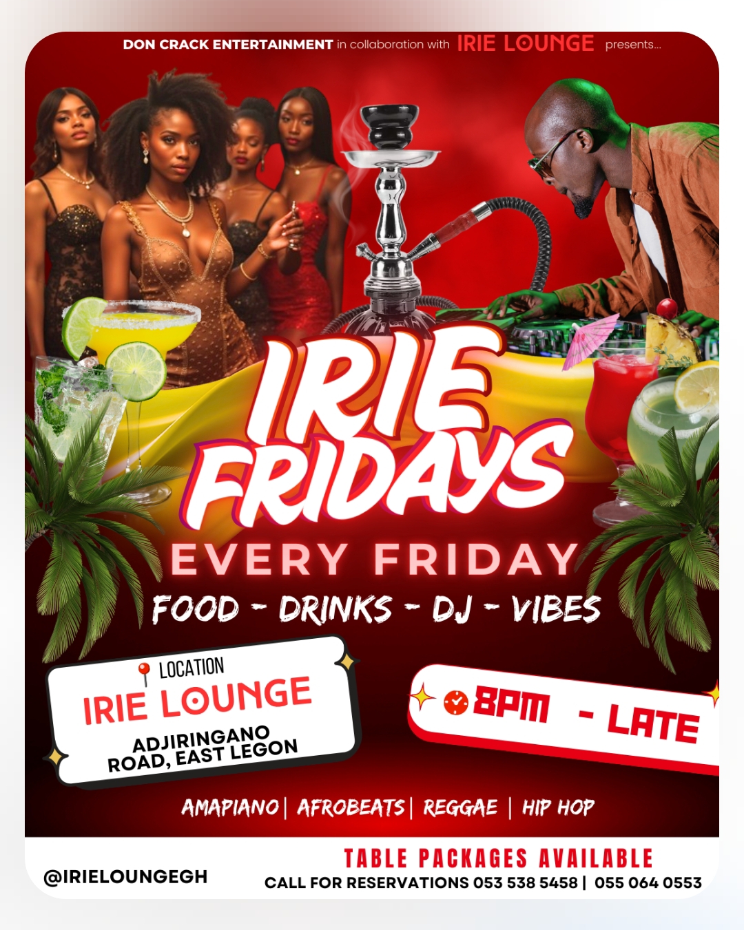 Irie Fridays  - on UpNext Ghana