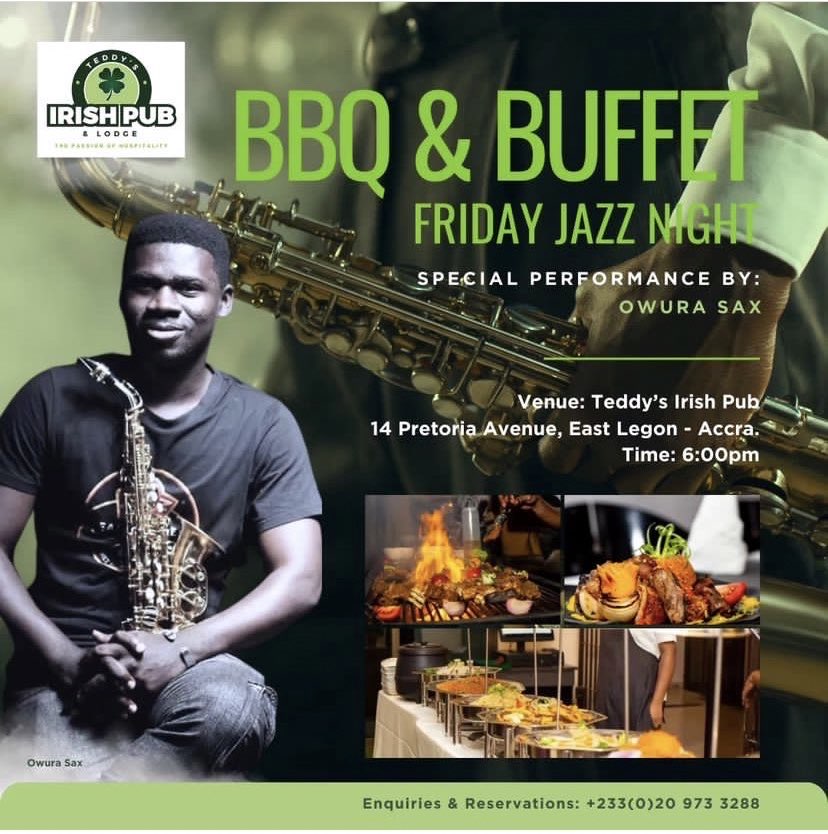 BBQ and Buffet Friday Jazz Night - on UpNext Ghana